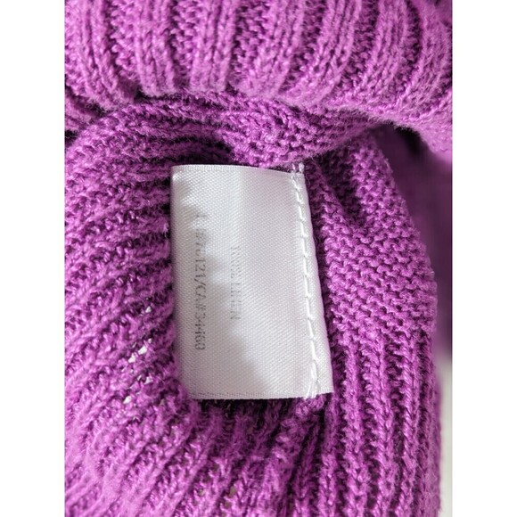 Eileen Fisher Purple Linen Open Cardigan Small Petite Short Designer 3/4 N61 - Picture 6 of 9